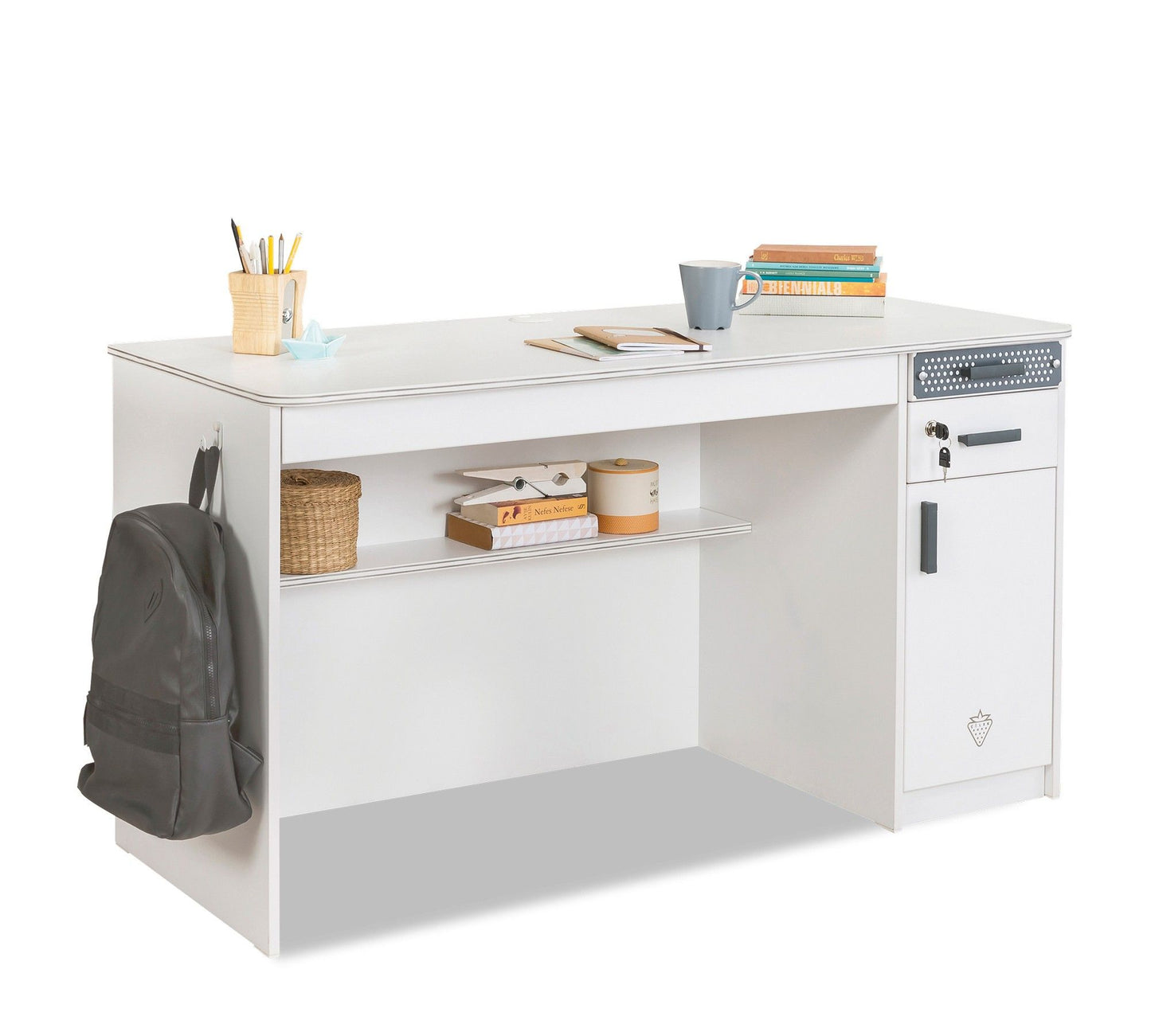 Hvid Wide Study Desk - Study Desk