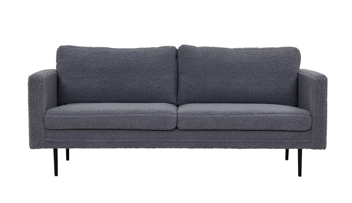 Boom 3 personers sofa - Teddy Stof Mørkegrå