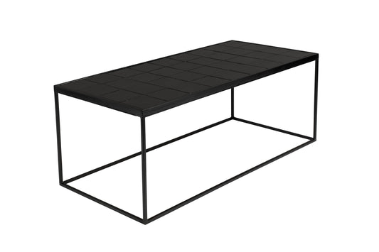 Zuiver | COFFEE TABLE GLAZED BLACK Default Title