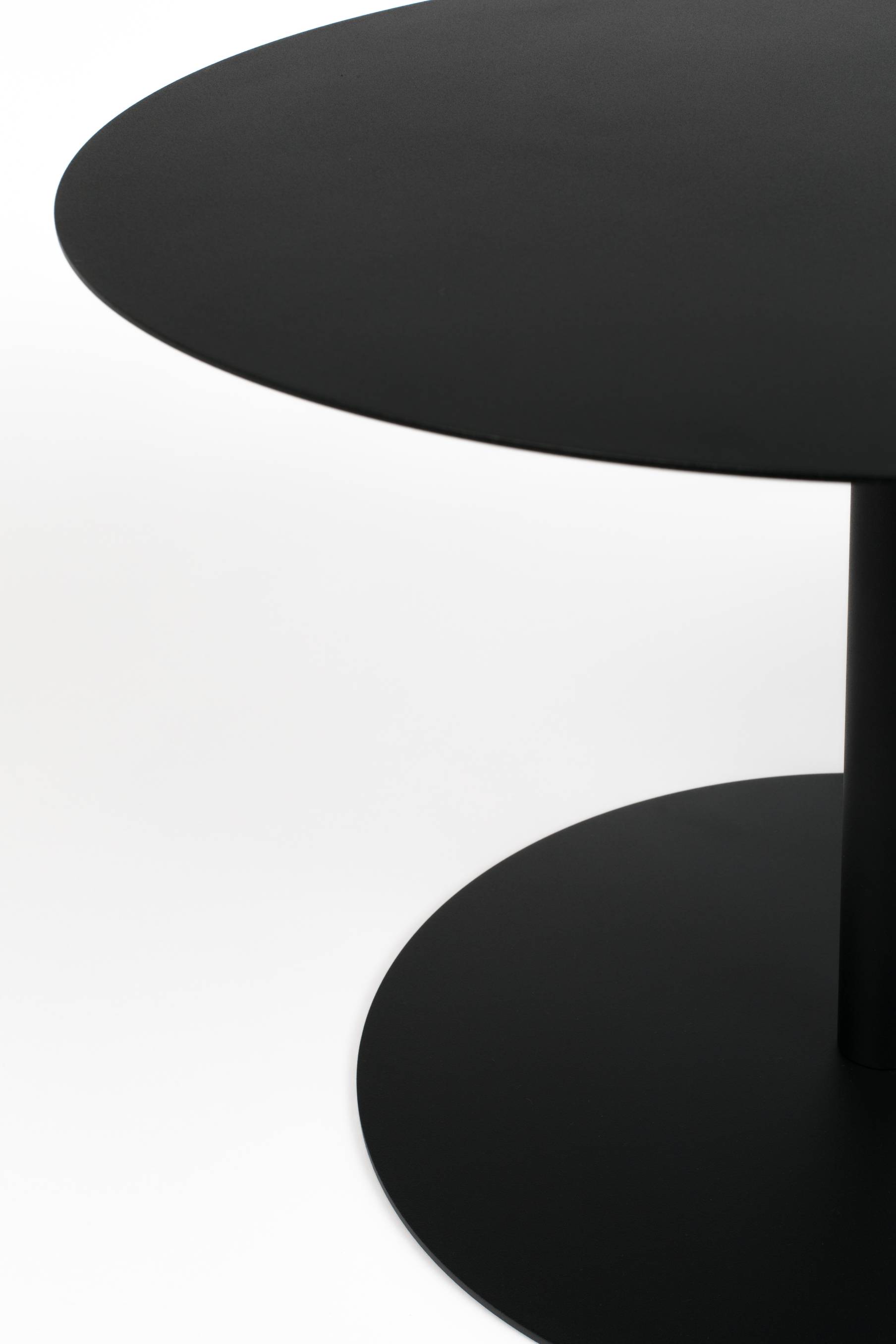 Zuiver | SIDE TABLE SNOW BLACK ROUND M Default Title