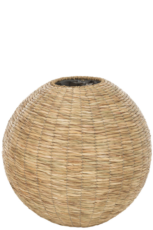 Vase yumi ball straw nat xl