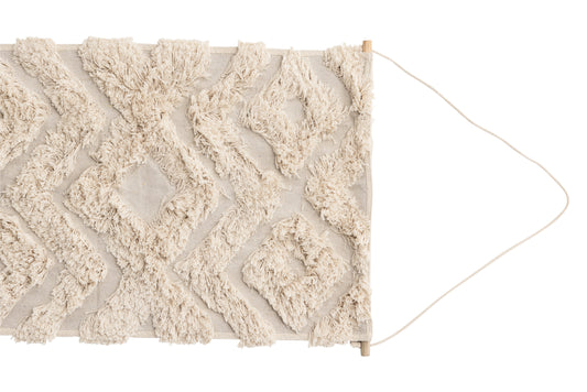Hilda Wall Hanging Cotton - 50*80-  -Rectangular-Offwhite-1