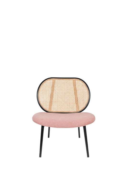 Zuiver | LOUNGE CHAIR SPIKE NATURAL/PINK Default Title