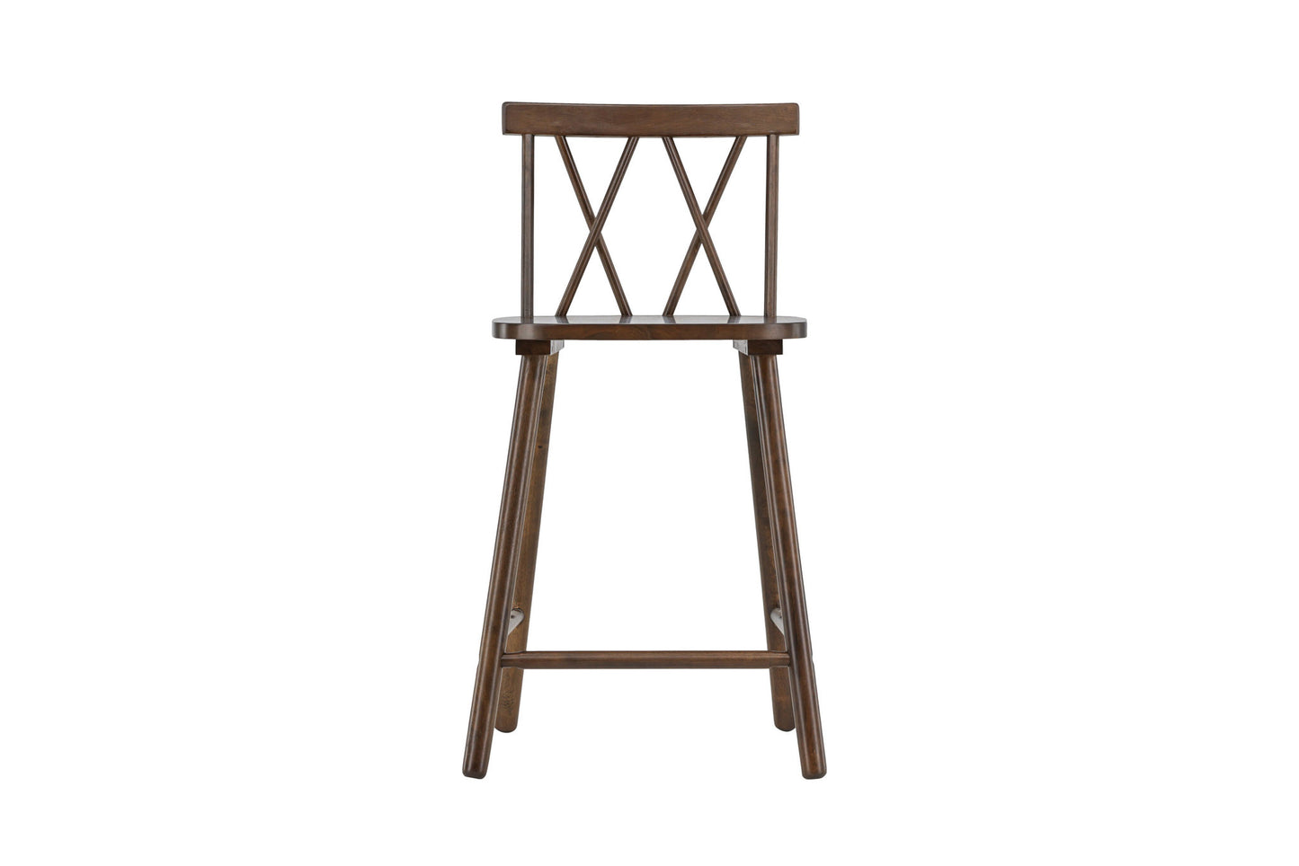 Mollöström Bar Chair - Mocca / Walnut Wood