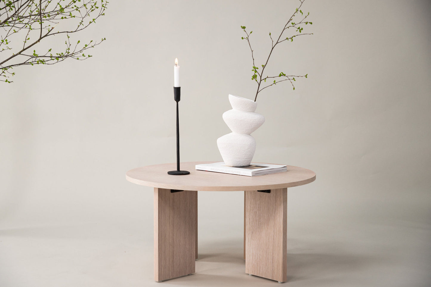 Askerön Sofa Table - Whitewash / Wood