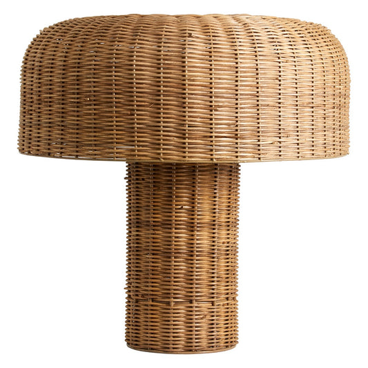 ATUM bordlampe i flettet sukkerrør - h50 cm - natur
