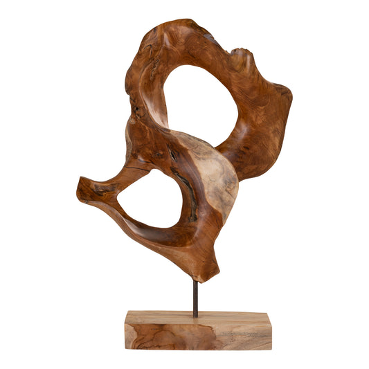 Donato Teak Skulptur - Skulptur i teaktræ 30x20x60 cm