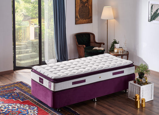 TAKK Purple 120x200 cm Single Size Padded Soft Mattress - NordlyHome.dk