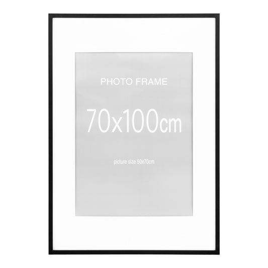 Marbella Ramme Display - Ramme i MDF, 10 stk. sort og 5 stk. natur, 70X100 cm