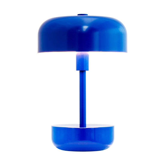 Haipot blå LED genopladelig bordlampe