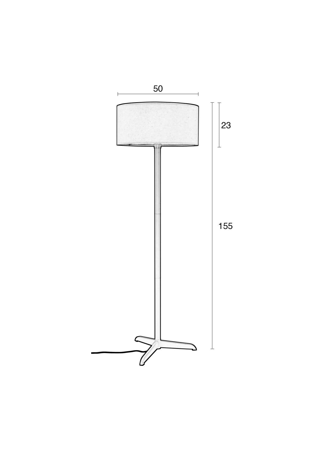 Zuiver | FLOOR LAMP SHELBY TAUPE Default Title