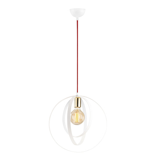 Loftlampe Vaveyla - 450 - Hvid og rød