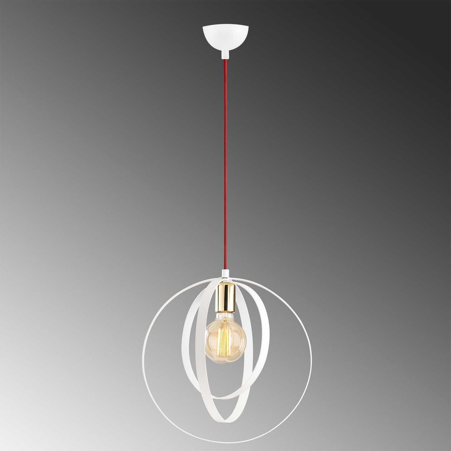 Loftlampe Vaveyla - 450 - Hvid og rød