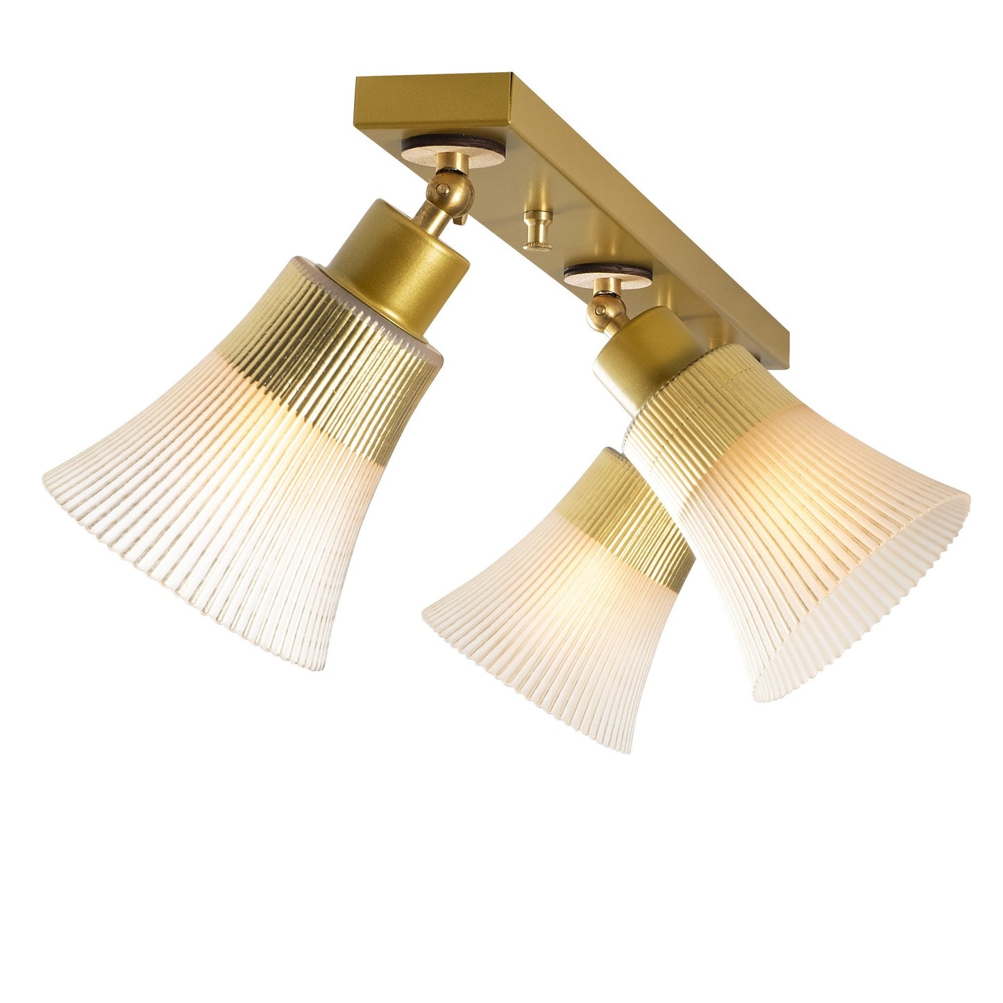 Loftlampe Foca - 118 - Guldfarvet