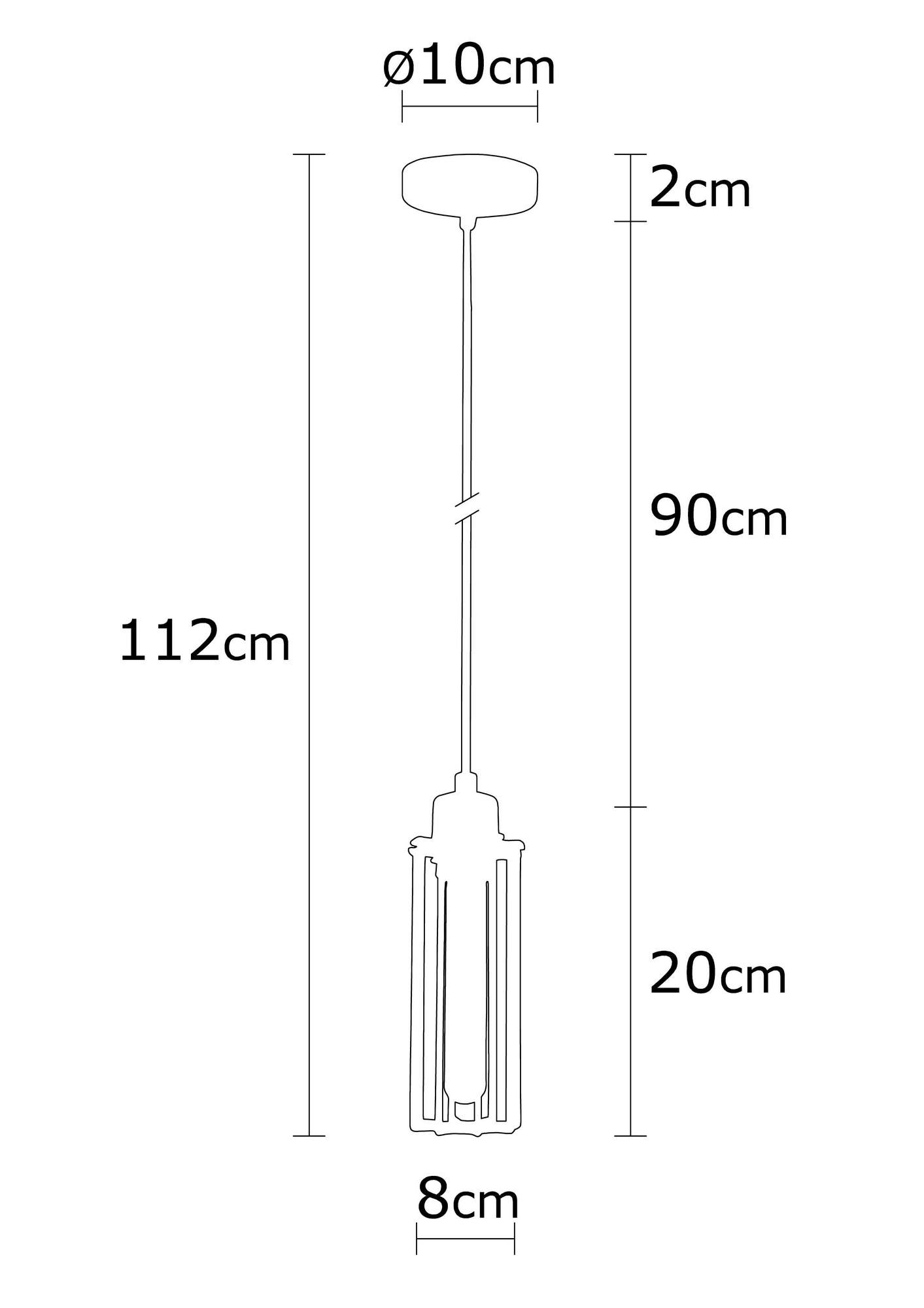 Loftlampe Likya - 1011 - Sort
