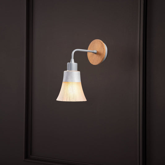 Væglampe Foca - 132 - Sølvfarvet