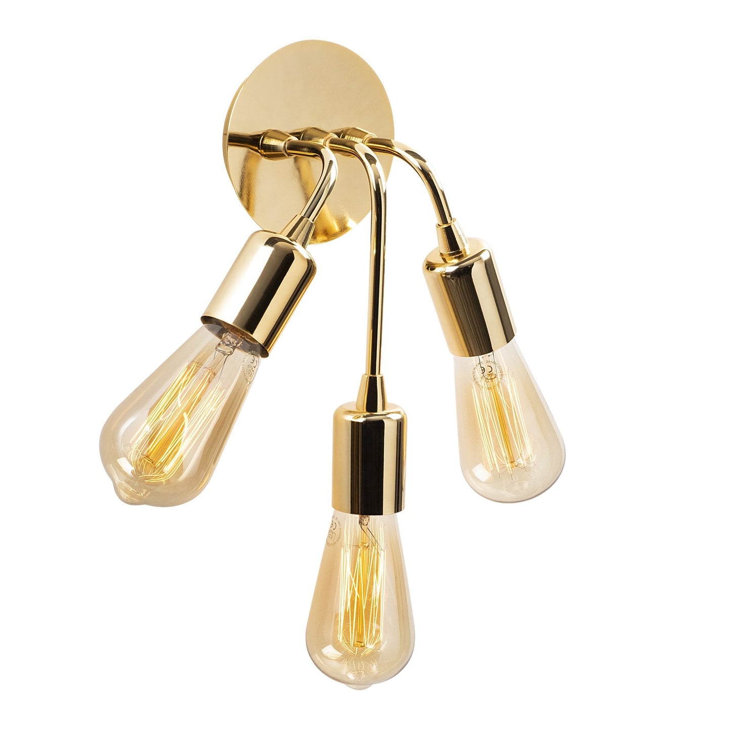 Væglampe Harput - 1337 - Guldfarvet