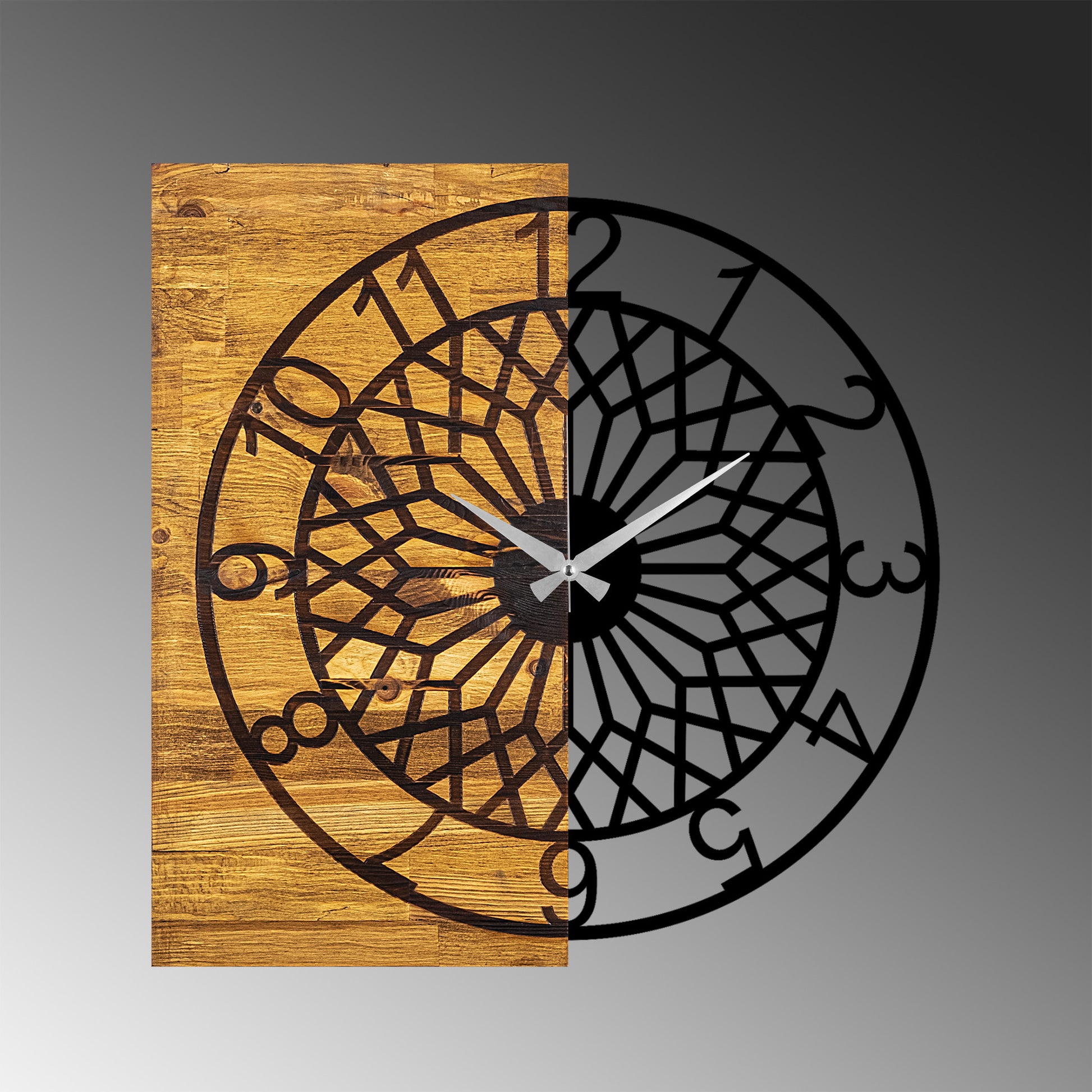TAKK Wooden Clock 6 - NordlyHome.dk