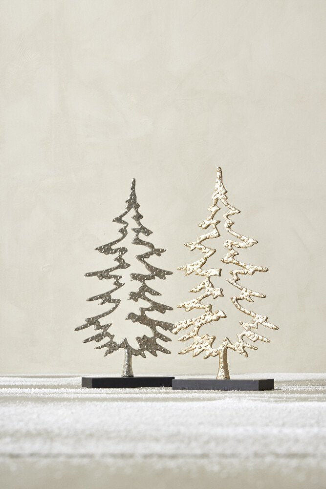 Lavola juletræsfigur 48,5 cm sølv