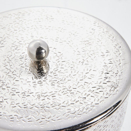 Lavia krukke Ø16,5 cm. sølv