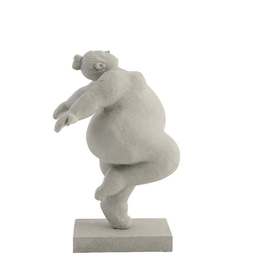 Serafina kvinde figur H23 cm. grå