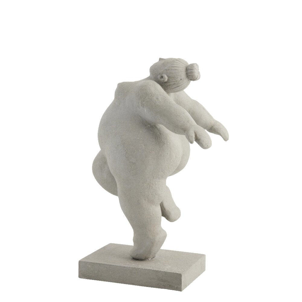 Serafina kvinde figur H23 cm. grå
