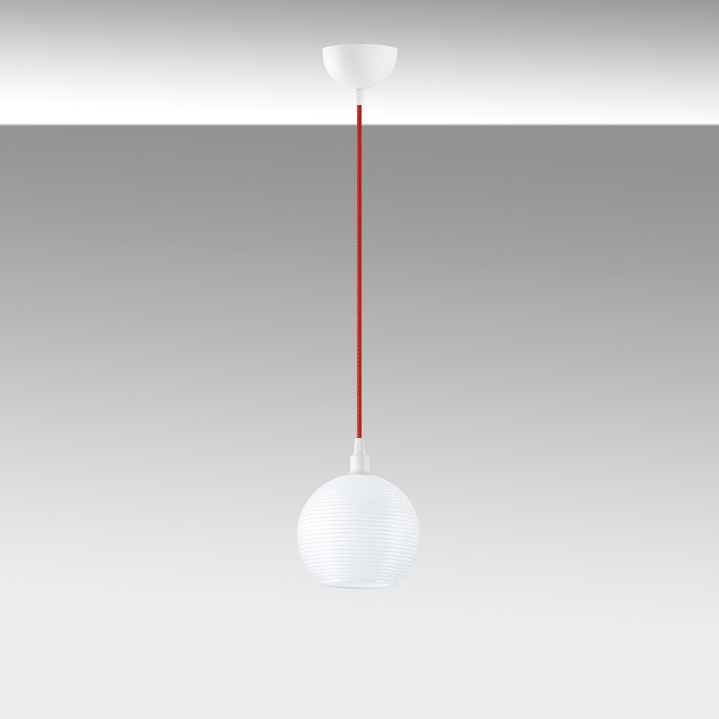 Loftlampe Muzo Adar pendel- 2125 - Hvidt Glas