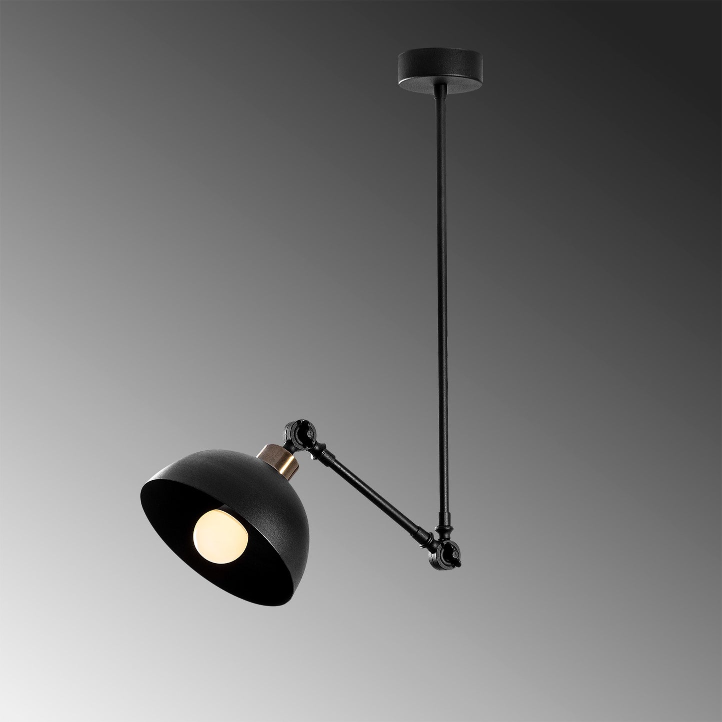 Loftlampe Dram - 1370 - Sort