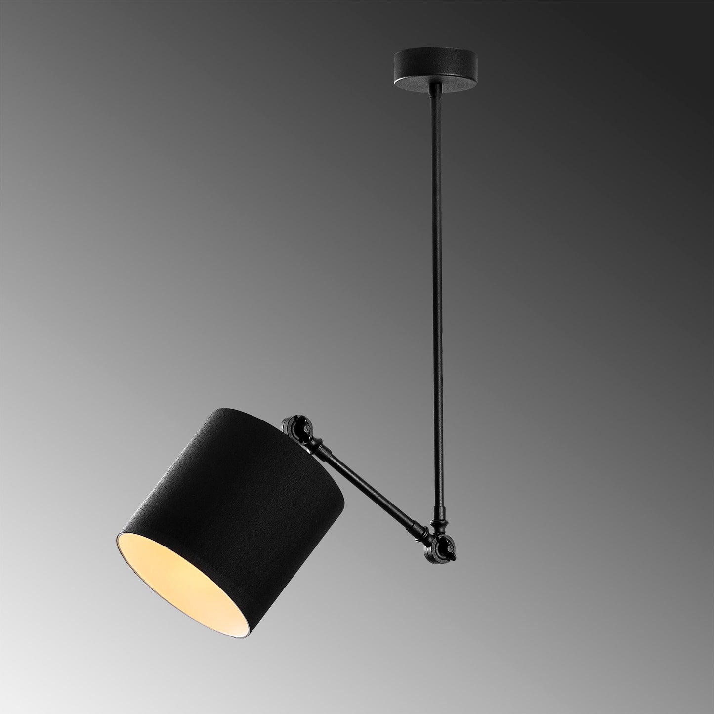 Loftlampe Abajur - 1380 - Sort