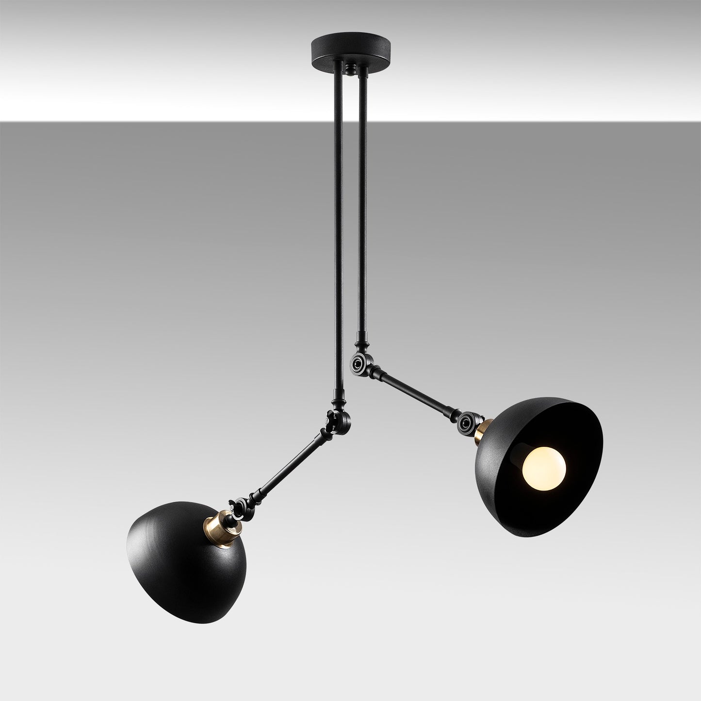 Loftlampe Dram - 1391 - Sort