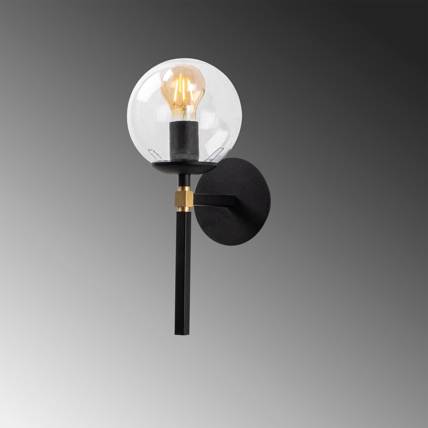 Væglampe Gondol - 3042 - Sort