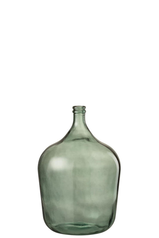Vasekarfe glas grøn stor