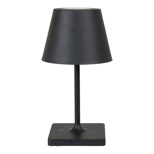Dean LED Bordlampe - Bordlampe, sort, genopladelig