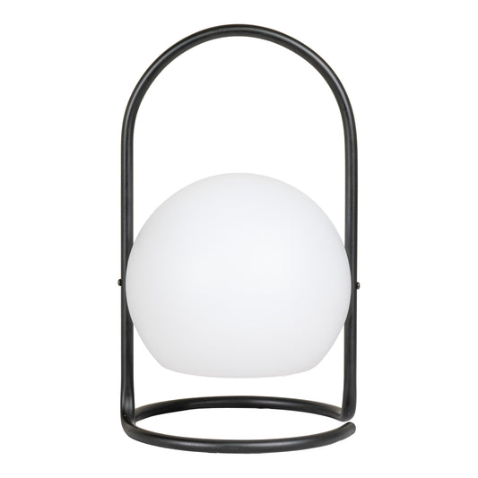Cliff LED Bordlampe - Bordlampe, hvid/sort, genopladelig