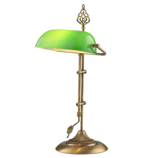 Bordlampe - Grøn vintage