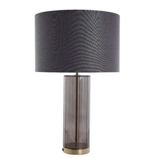 Sarille bordlampe 63,5x40 cm. mørkegrå