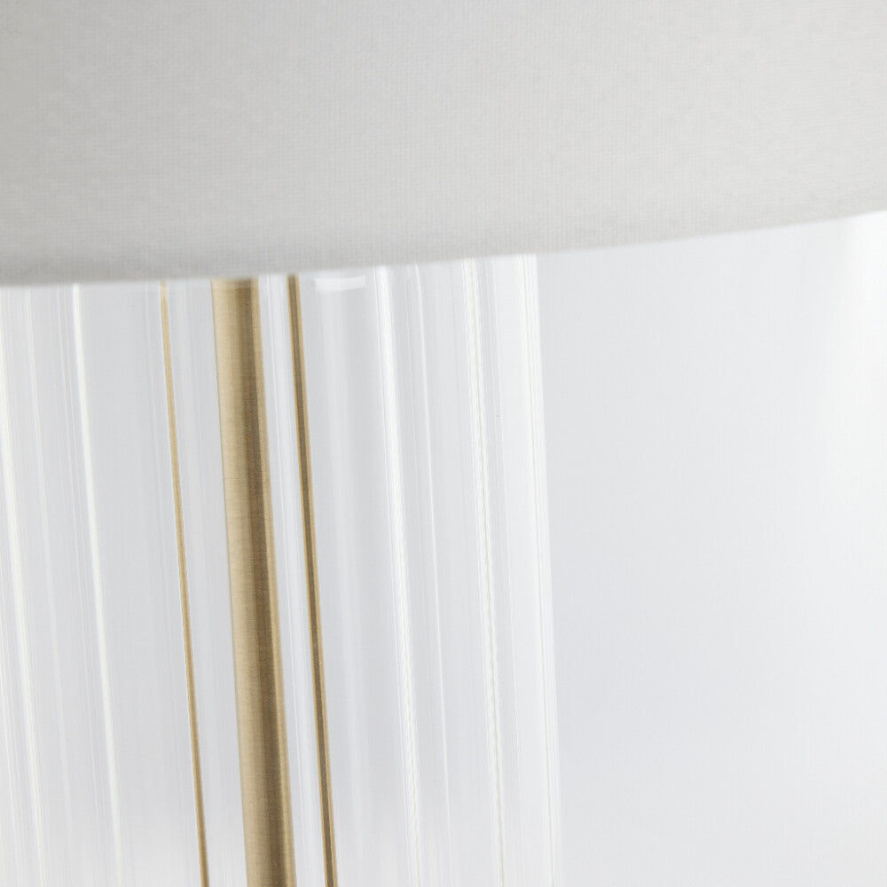Sarille bordlampe 63,5x40 cm. transparent