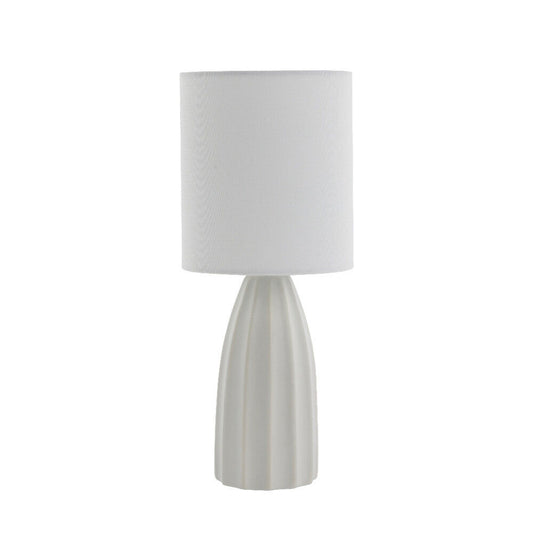 Sarah bordlampe 34x14 cm. hvid