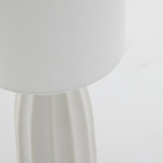 Sarah bordlampe 34x14 cm. hvid