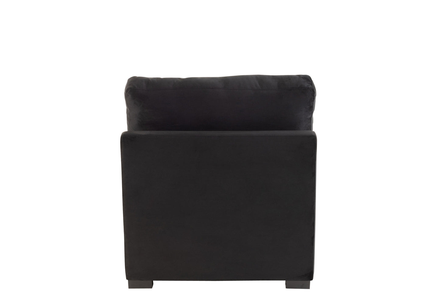 Sofa mellemfløjsel sort