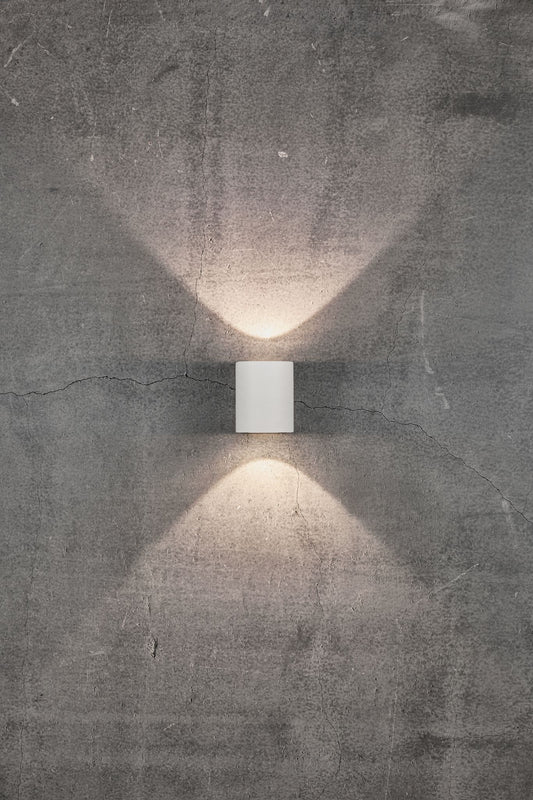 Canto 2 | Udendørs Væglampe | Hvid