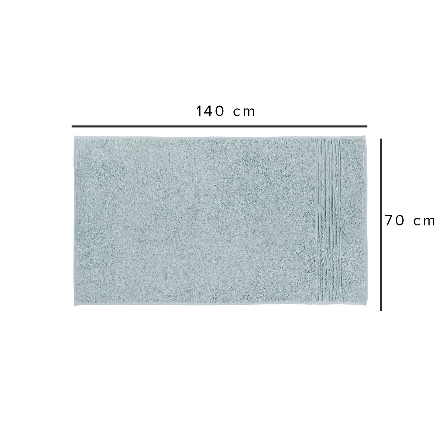 Håndklæde -  Centrum (70 x 140) - Blå