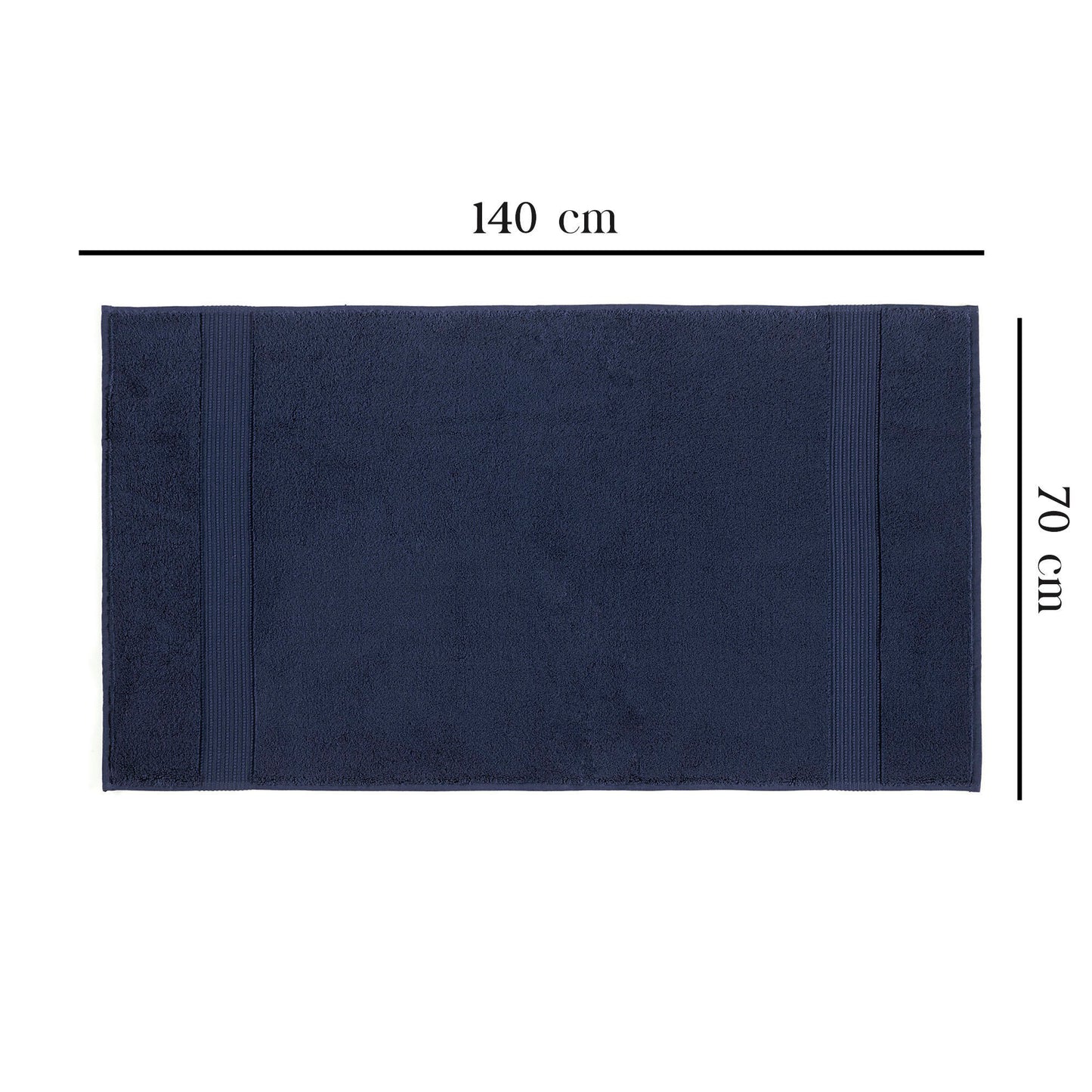 Håndklæde -  Chicago Bath (70 x 140) - Mørkeblå