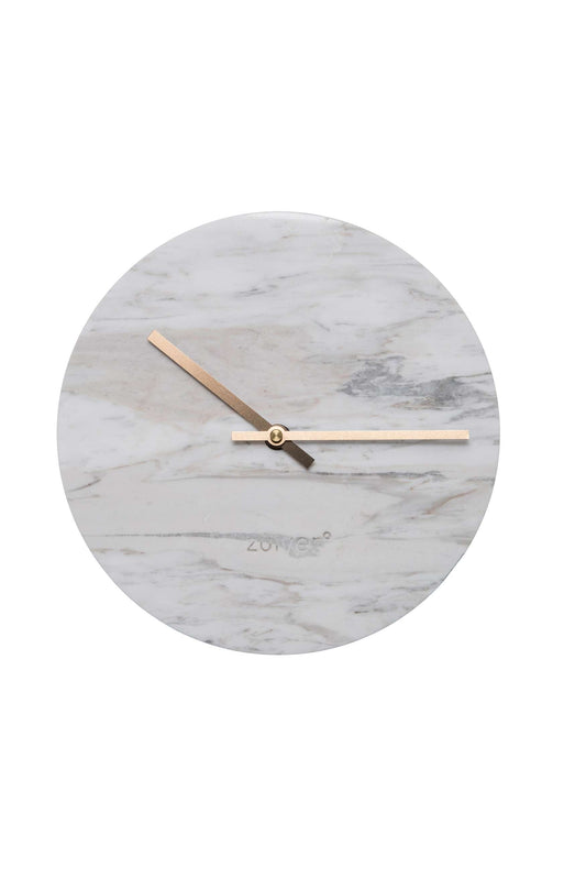 Zuiver | CLOCK MARBLE TIME WHITE Default Title
