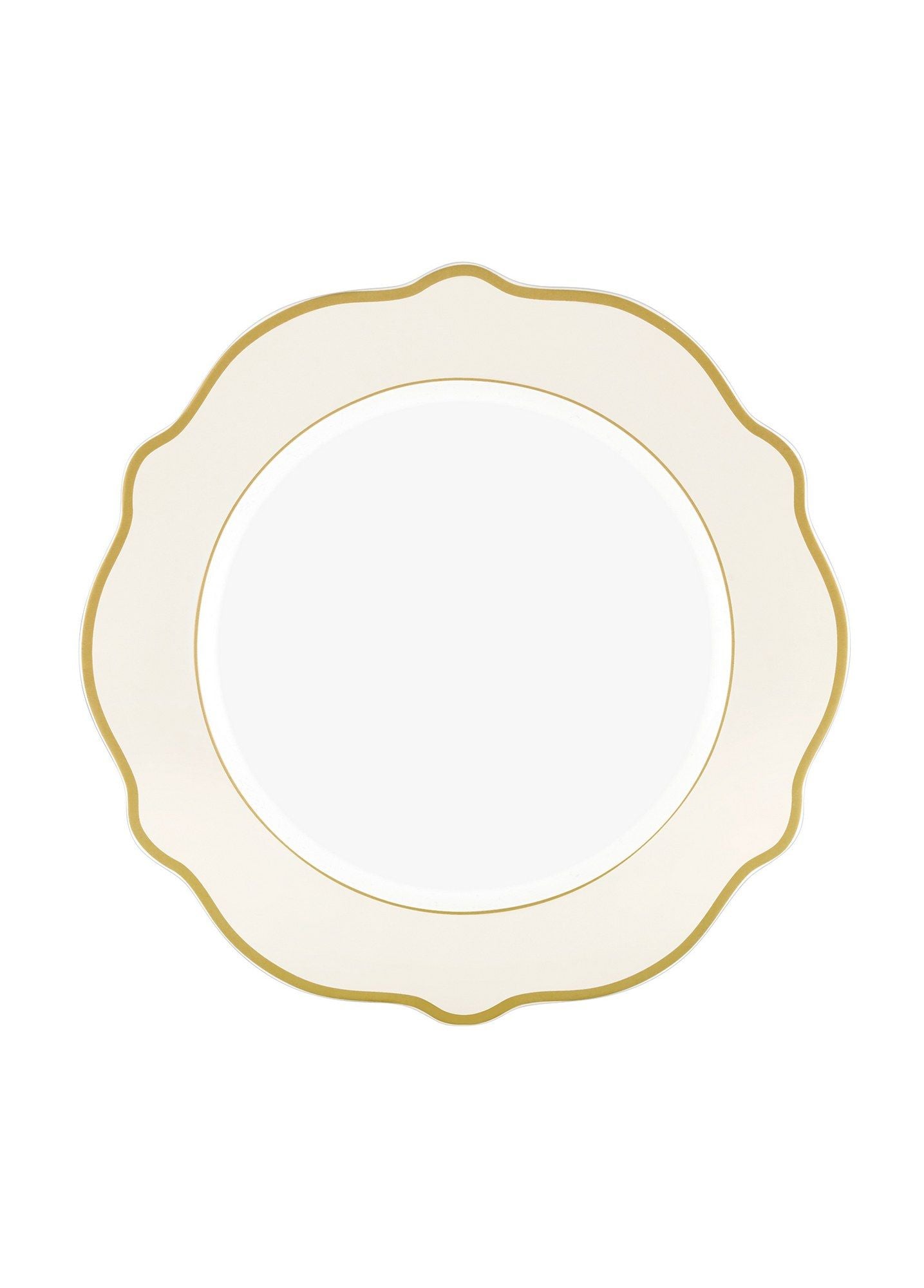 Middagssæt - DNR0016, Hvid, beige og guld