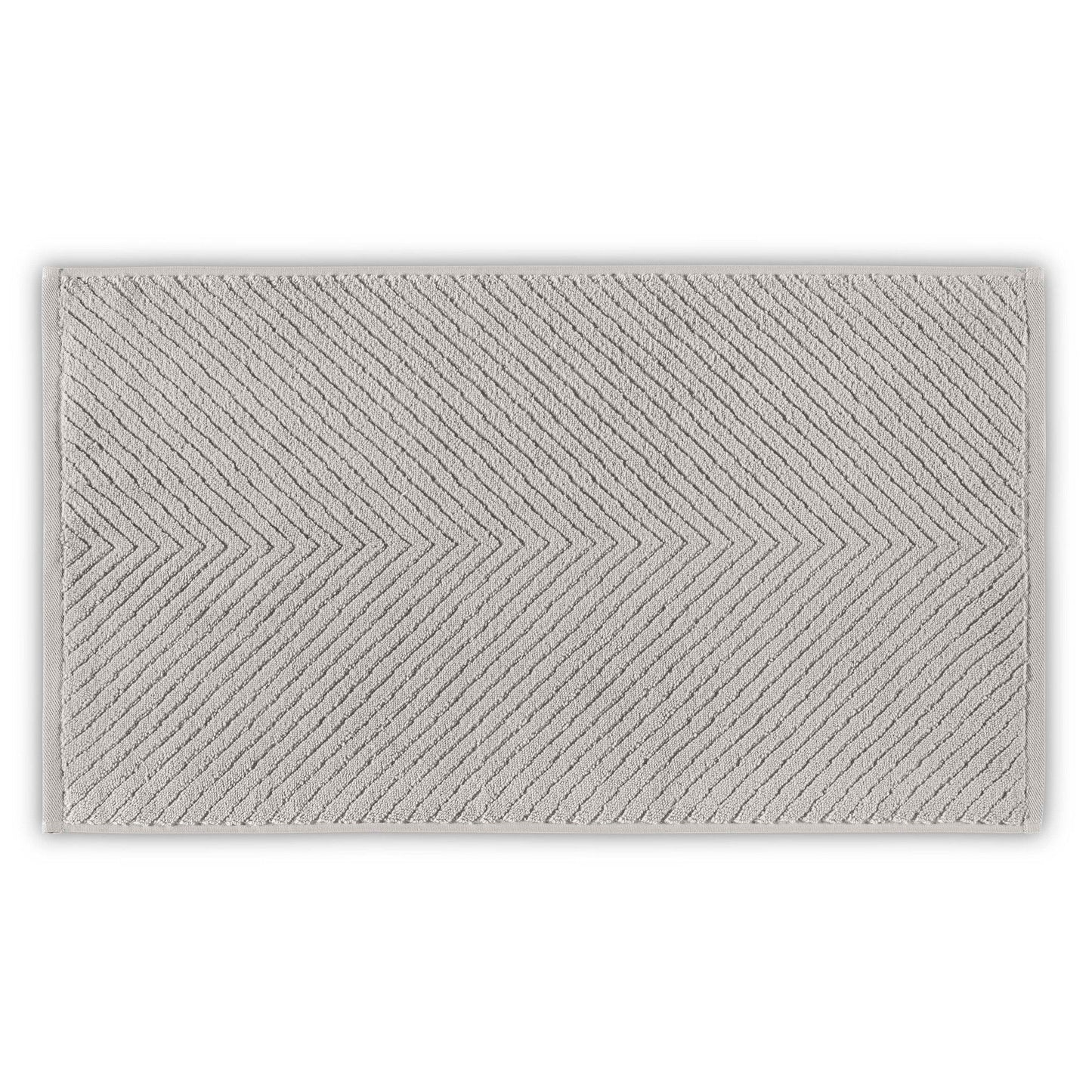 Håndklæde - Chevron - Lysegrå