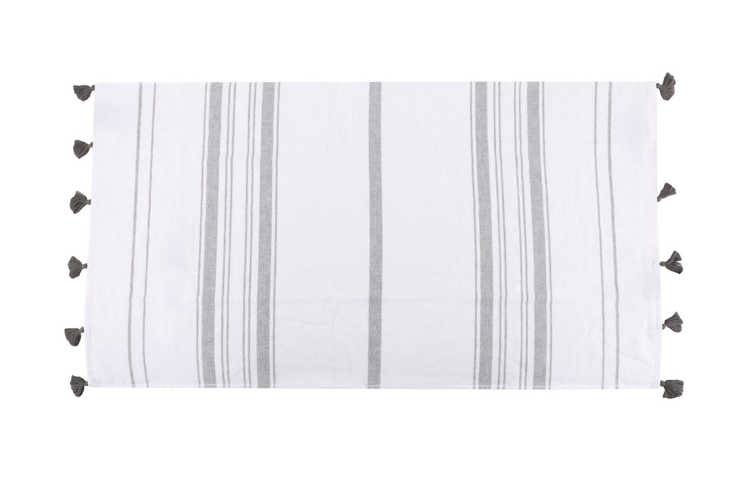 Håndklædesæt - One Side Striped, Sort