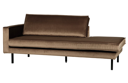 Rodeo - Daybed, Venstre, Velour Taupe