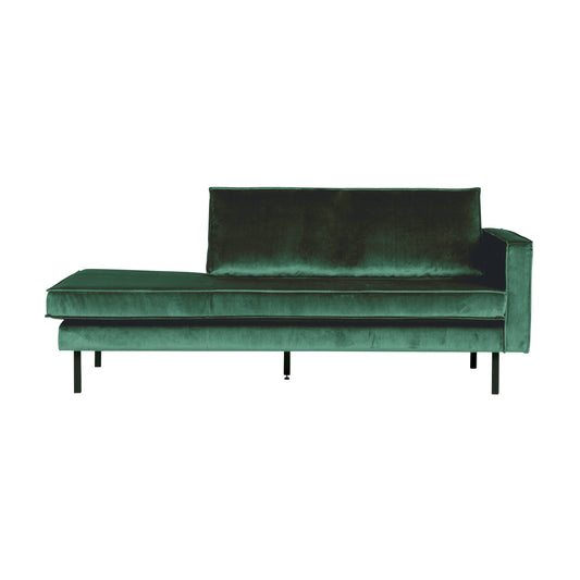 Rodeo - Daybed, Højre, Velour Green Forest