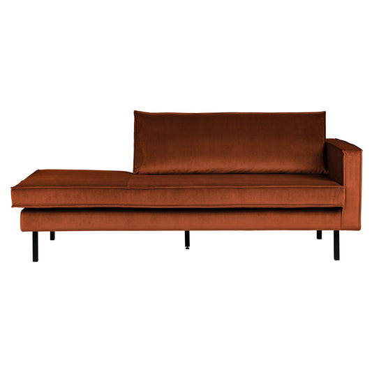 Rodeo - Daybed, Højre, Velour Rust